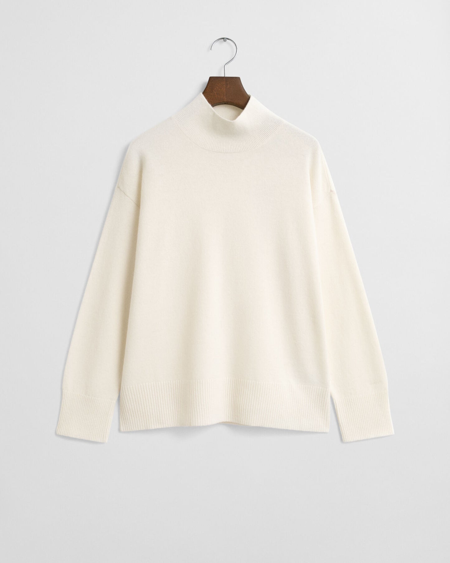 Pull col roulé en lambswool ultra fin