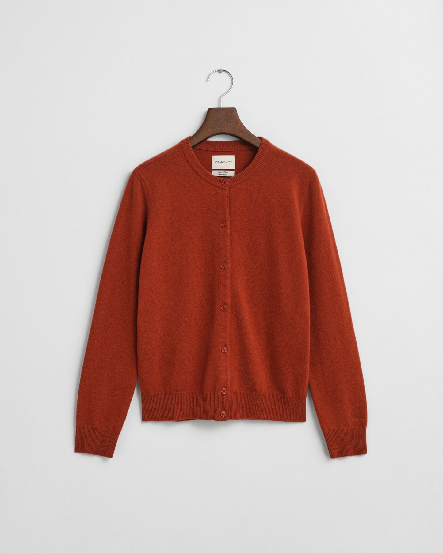Feinste Lammwoll-Strickjacke
