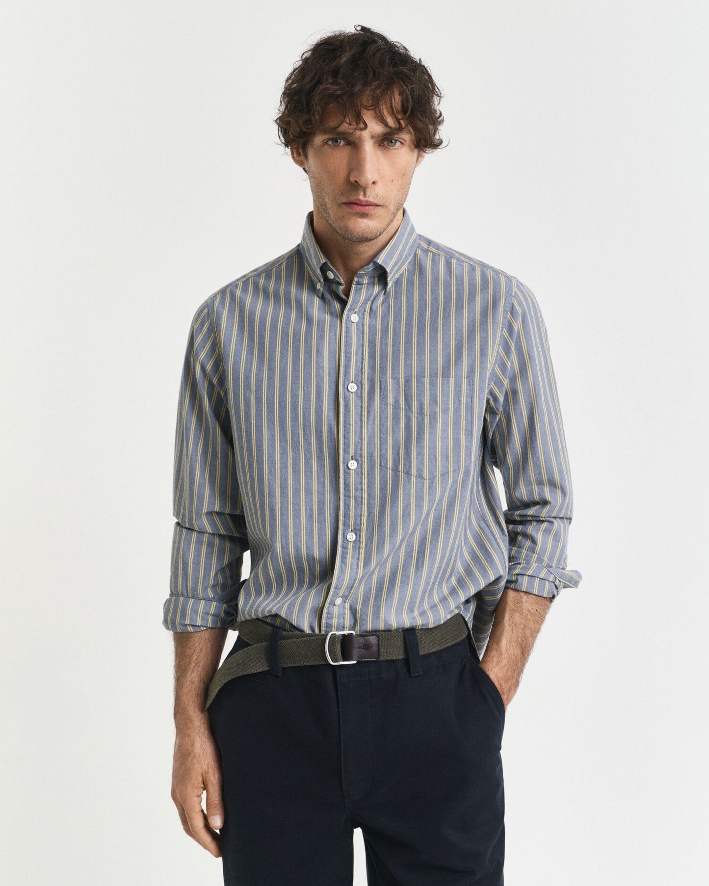 Chemise en popeline rayée Regular Fit Archive