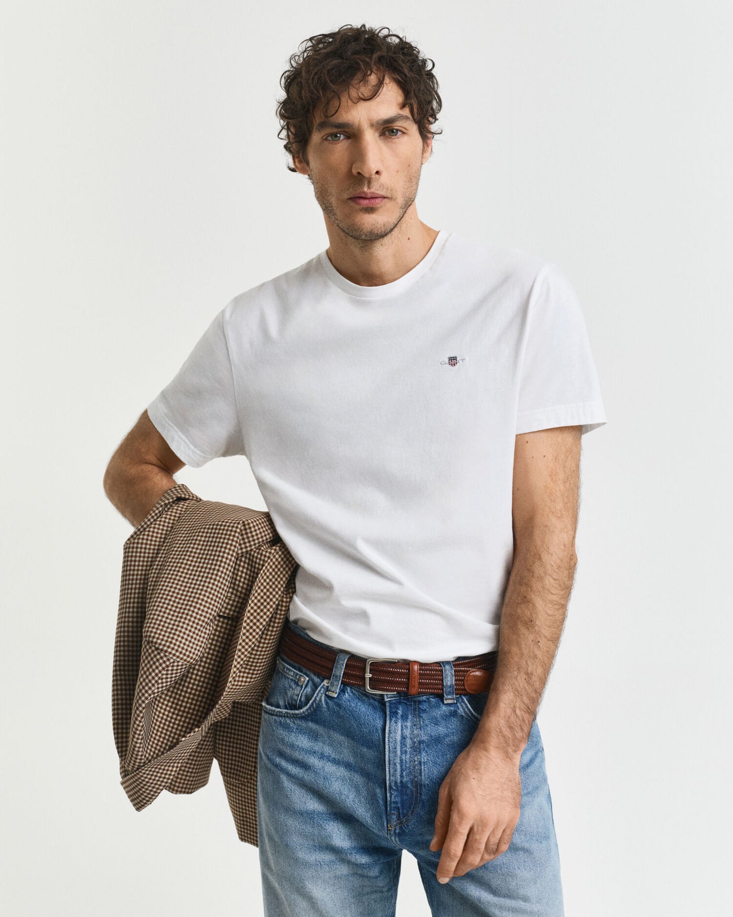 T-shirt à coupe droite avec logo