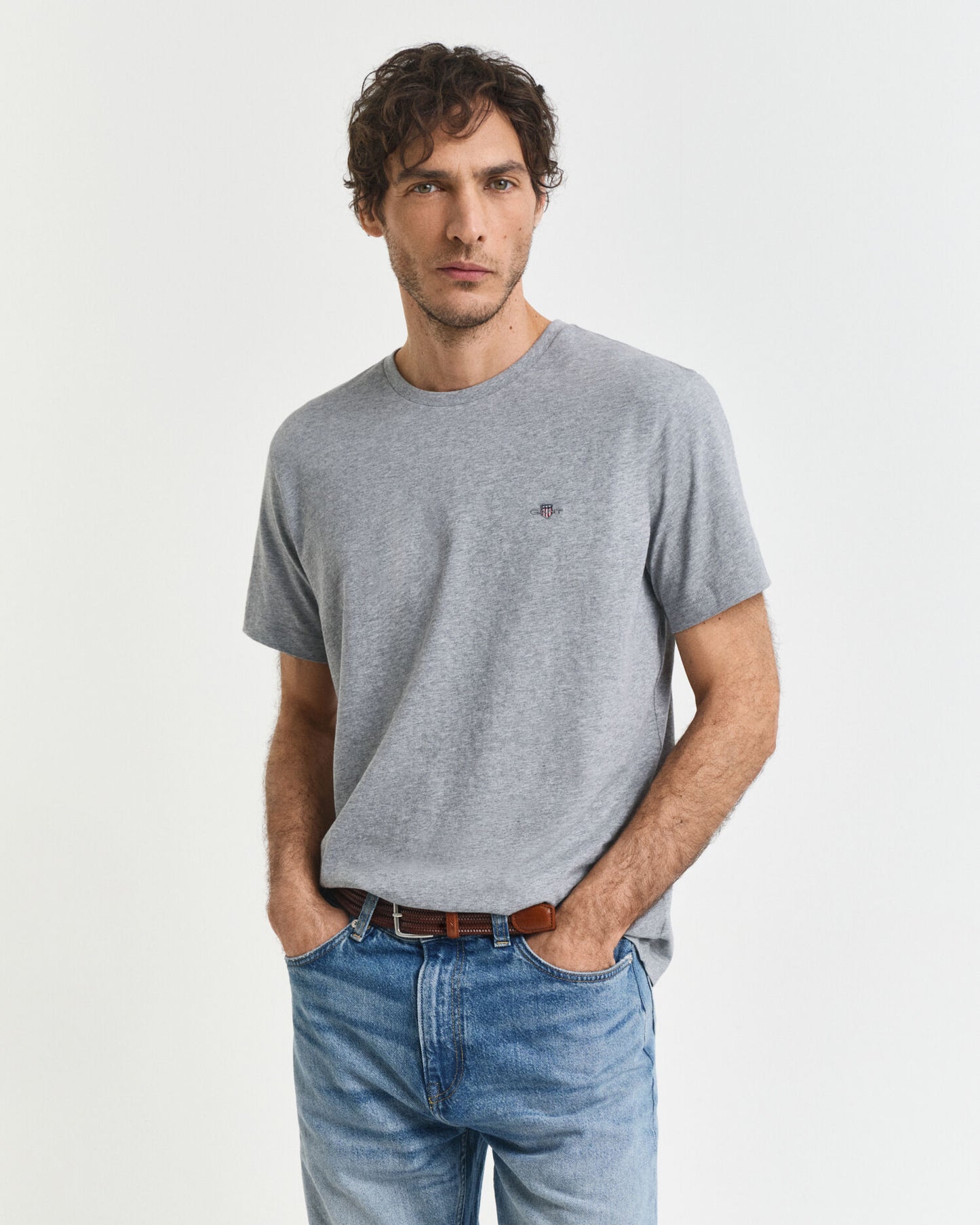 T-shirt à coupe droite avec logo