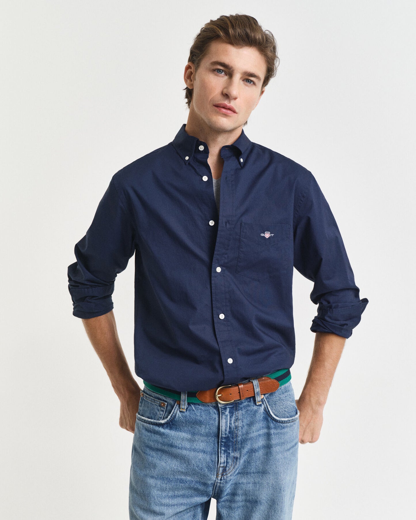 Regular Fit Popelinehemd